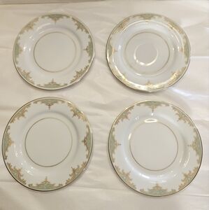 Set of 4 "Valhala" bread and butter plates by Mikasa.